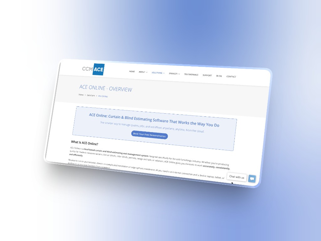 CCM Ace Ltd ACE Online overview page