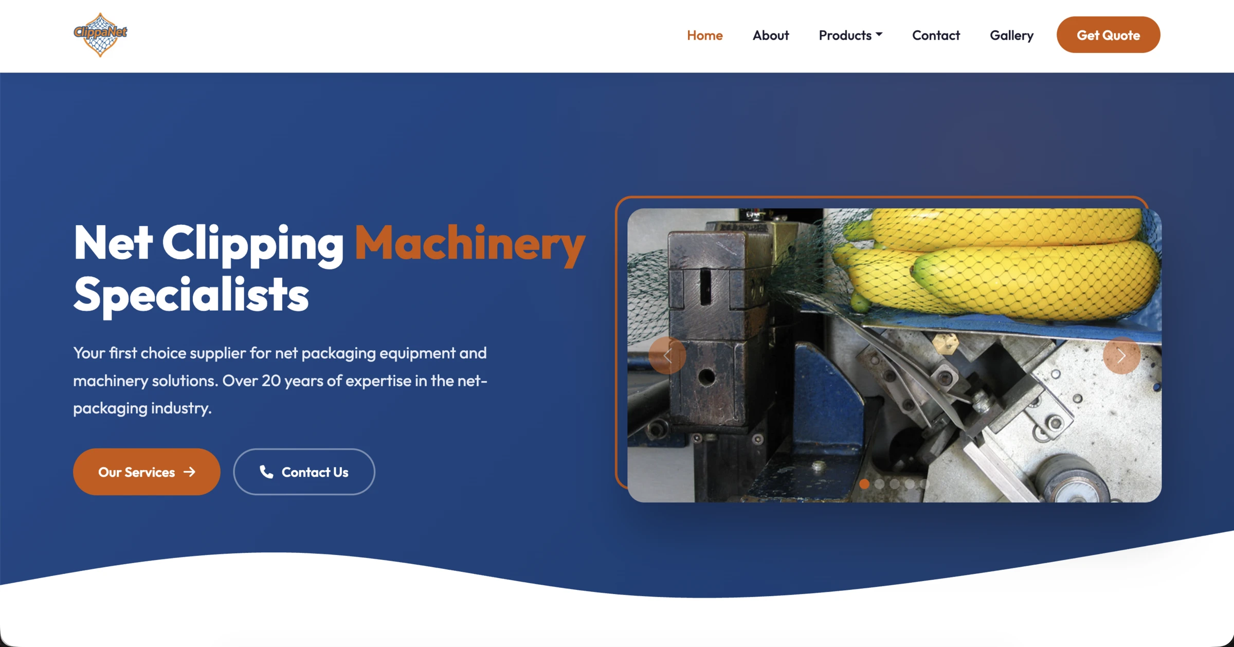ClippaNet homepage